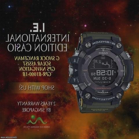 Las mejores casio gps watch gps watch casio rangeman g shock gps solar watch gpr b 1000